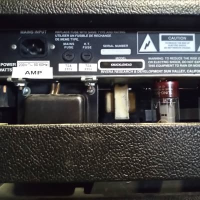Rivera Knucklehead 100-Watt Guitar Amp Head 2000s - Black image 11