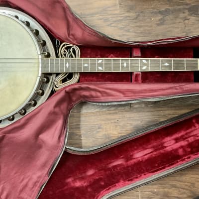 Slingerland  May Bell Recording Nite Hawk Tenor 4 String Banjo  1930s w/ Original Hardshell Case for sale