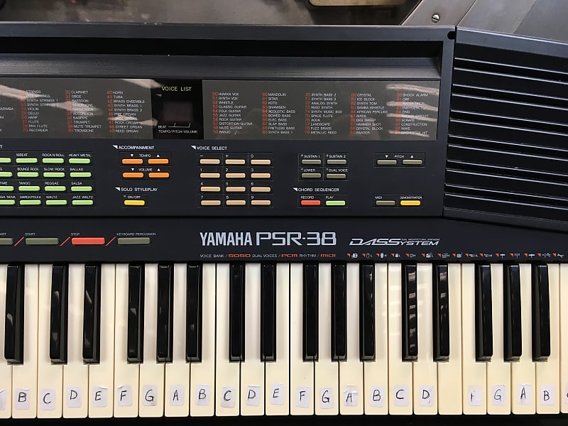 Yamaha PSR-38 w/ Power Supply | Reverb