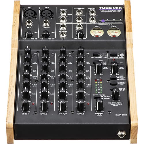 ART TUBEMIX 5-Channel Mixer with USB and 12AX7 Tube