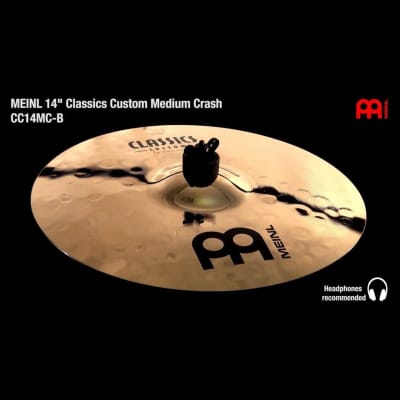 Meinl Classics Custom Medium Crash Cymbal 14 image 2