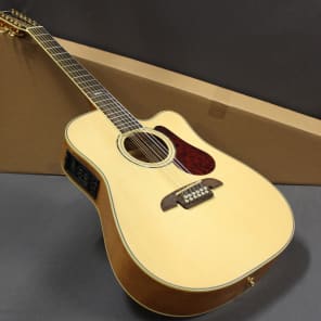 Alvarez Fusion Series FDT410C-12 Ac/El 12 String Thinline Dreadnought Guitar image 1