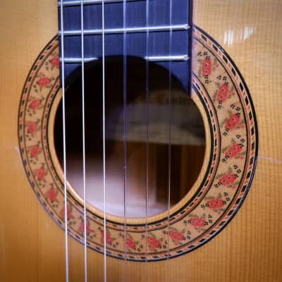 M. G. Contreras Flamenco Student Model 1980's-1990's - Natural with Hard Case & Wittner Mechanical Tuners image 10