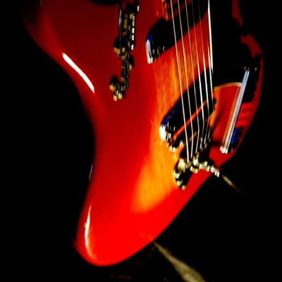 Hagstrom Impala 1965 Red Sunburst.  VINTAGE. Stylish Guitar Icon of the 1960s' s  RARE. image 10