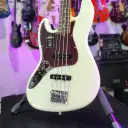 Fender American Professional II Jazz Bass Left-handed - Olympic White Rosewood Fingerboard! 842