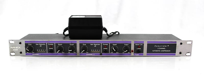 Aphex 108 Easyrider 2 Channel Automatic Compressor with