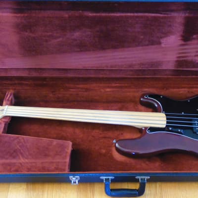 Fender Precision Fretless 1978, Maple Neck, All Original w/Original Case.  See Pics Documenting Authenticity. image 2