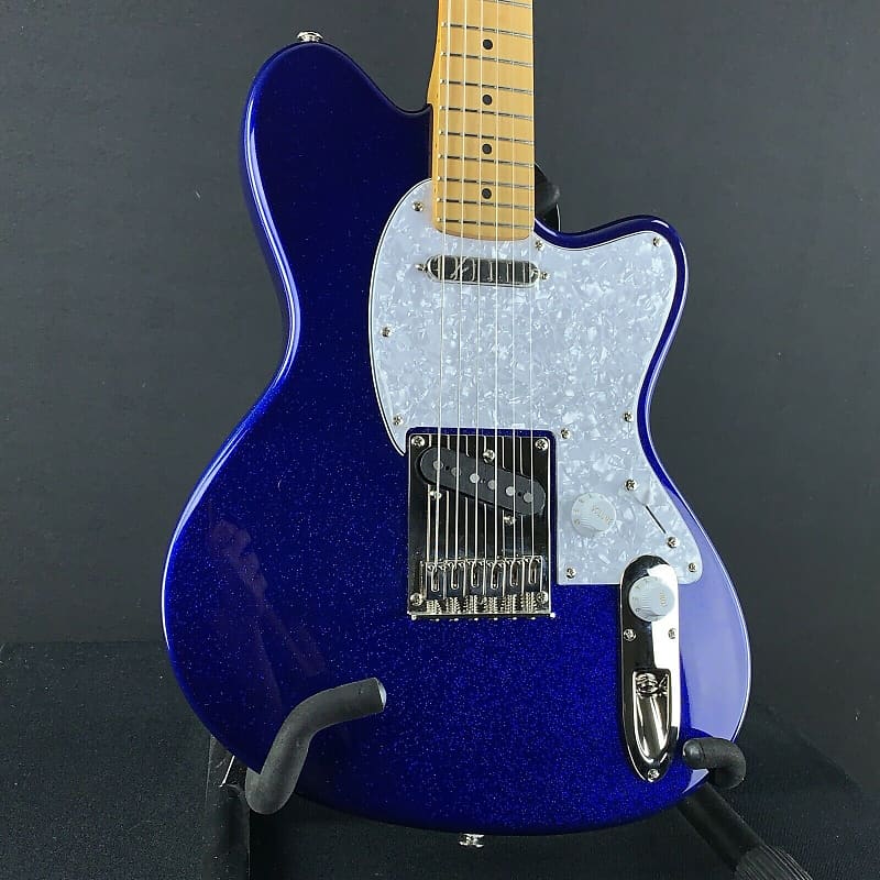 Ibanez Talman TM302PM 6-String Electric Guitar, Blue Sparkle | Reverb