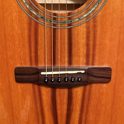 Samick OM-12CE Koa Greg Bennett Orchestra Acoustic Electric Guitar image 10