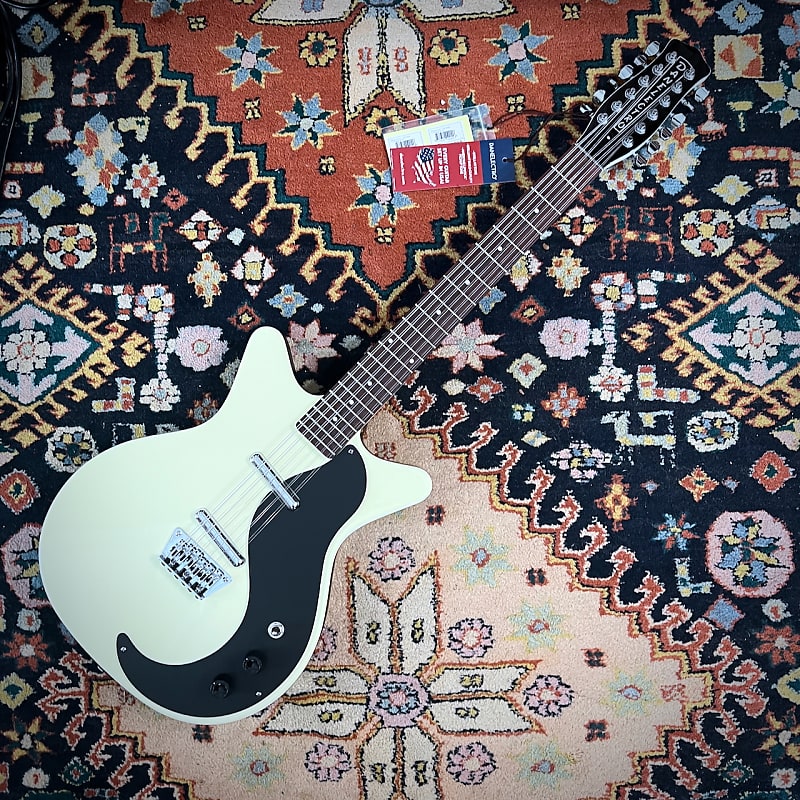 Danelectro '59 Double-Cut 12-String Guitar--Vintage White