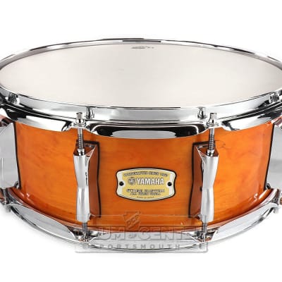 Yamaha Stage Custom Birch Snare Drum 14x5.5 Honey Amber image 1