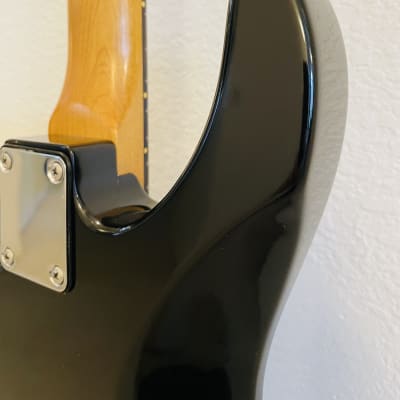 Chandler San Francisco Soloist Style Double Cut Ebony Fretboard EMG Pickups 1980’s - Gloss Black image 18