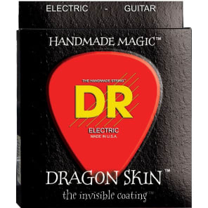 DR DSE-2/9 Dragon Skin K3 Coated Electric Guitar Strings - Light (9-42), Pack of 2