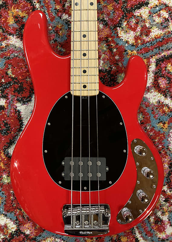 Ernie Ball Music Man Stingray 4 Late 2010’s Red, Excellent, SKU: 9097GT
