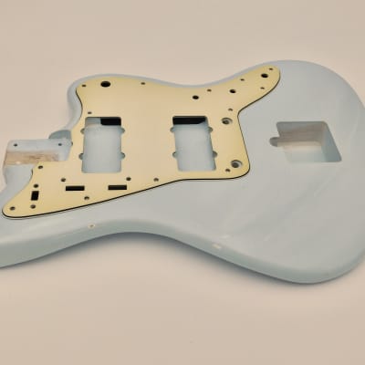 3lbs 12oz BloomDoom Nitro Lacquer Aged Relic Faded Sonic Blue Jazz-style Vintage Custom Guitar Body image 6