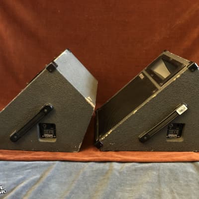 TOA Electronics SL-12M Vintage MIJ Passive 12" Monitor Wedge Speakers Pair Japan image 3