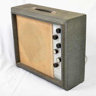 Silvertone Model 1482 5-Watt 1x12 Guitar Combo 1960s - Black image 3