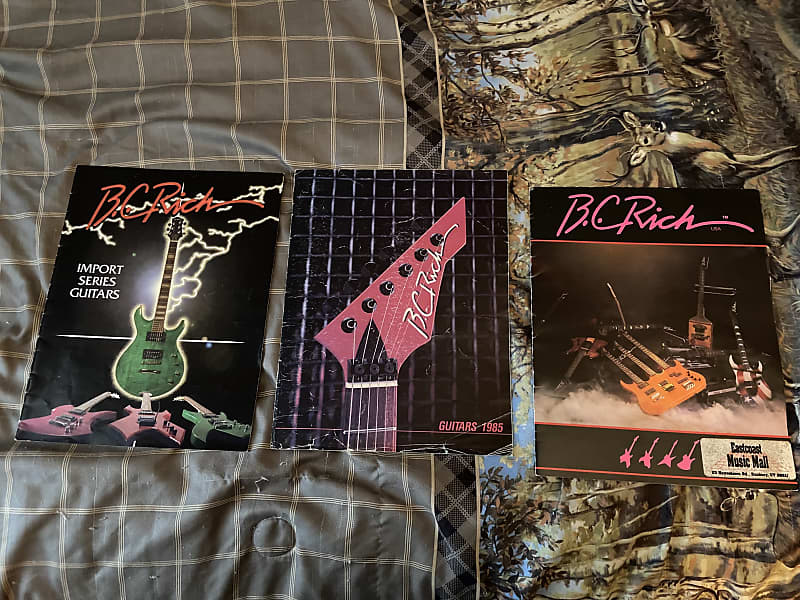 BC Rich Catalog 1985,1992,1995 Reverb