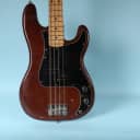 1975 Fender Precision P Bass Guitar Mocha w/ Hardshell Case