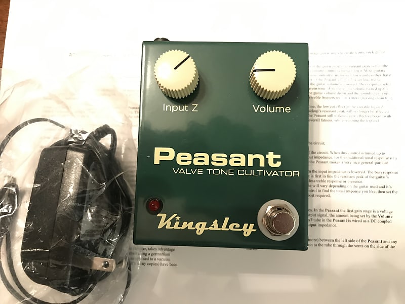Kingsley Peasant Valve Tone Cultivator and Boost Reverb