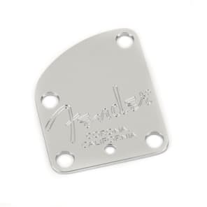 Fender 005-9209-000 American Deluxe Stratocaster 4-Bolt Neck Plate with Fender Corona Stamp