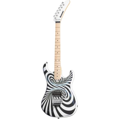 Kramer The 84 Custom Graphics "The Illusionist" EVH D-Tuna Electric Guitar (with Gig Bag) image 2