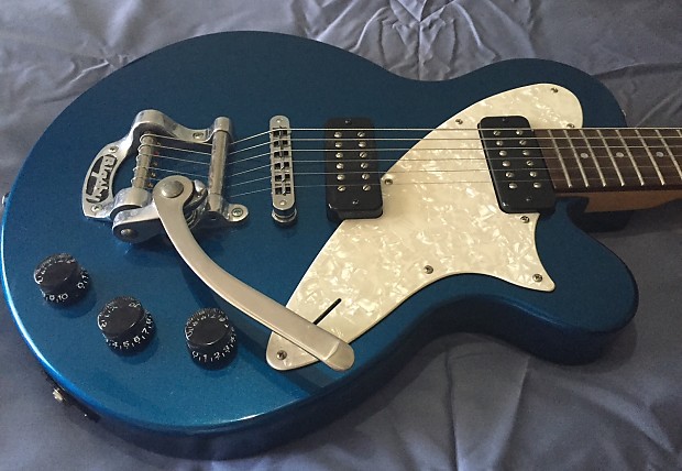 Yamaha AES 800B Shelby Blue w/ DiMarzio P100s & Genuine | Reverb