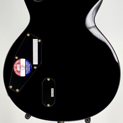 Esp Ltd EC1000-BLK Gloss Black Electric Guitar Set Neck W/EMG Pickups Ser# W21060055 image 2