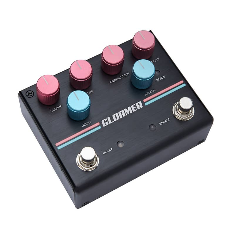 Pigtronix Gloamer Polyphonic Amplitude Synthesizer Pedal with Volume, Compression, Blend, Attack, Decay, and Sensitivity Knobs image 1