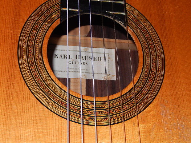 Ultra Rare - Karl Hauser - German Made - Vintage Classical Concert Guitar