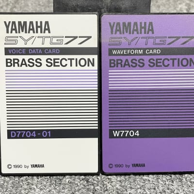 Yamaha SY/TG77 brass section sound card D7704-1 W7704