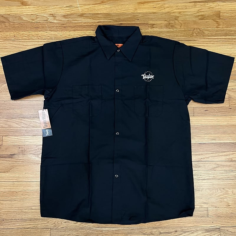 Taylor XL Guitar Stamp Workshirt - Black | Reverb