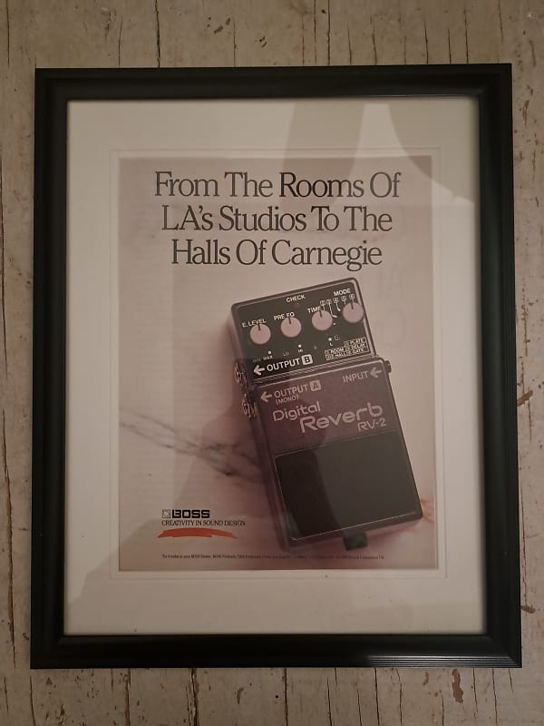 1988 Boss RV-2 Advertisement | Reverb