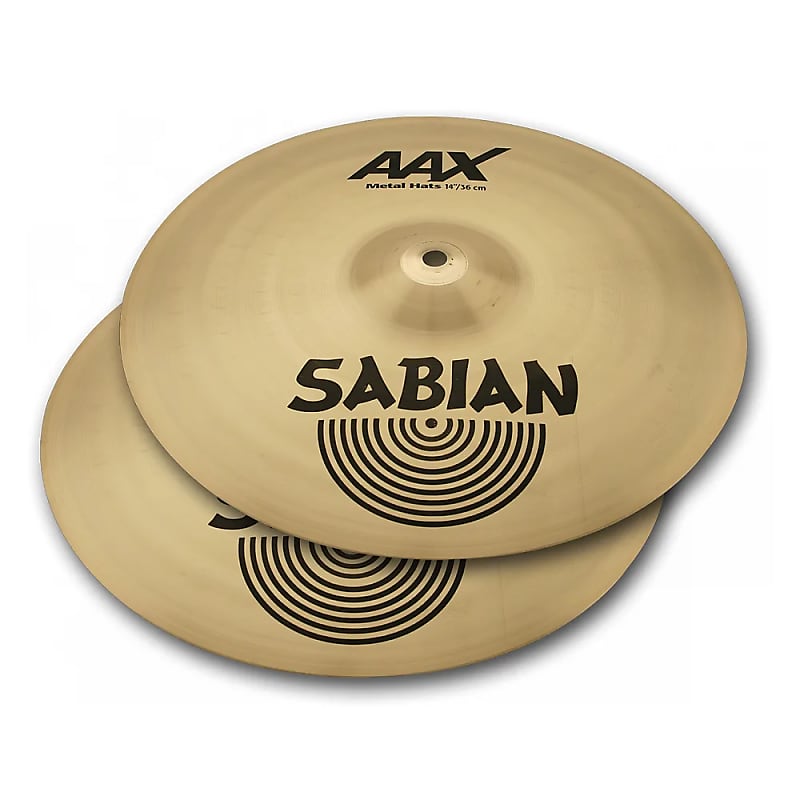 Sabian 14" AAX Metal Hi-Hat Cymbals (Pair) 2002 - 2018 image 1