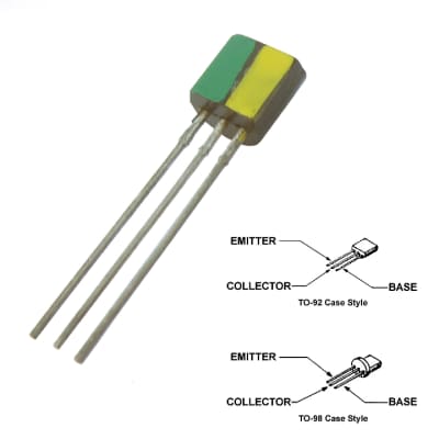 Green/Yellow or Green Stripe S-NPN Transistor for Various US Thomas Vox Amplifiers - #86-5044-2