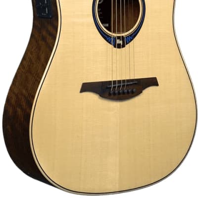 LAG THV20DCE Tramontane Dreadnought Cutaway Acoustic Guitar with Hyvibe THV20DCE-U for sale