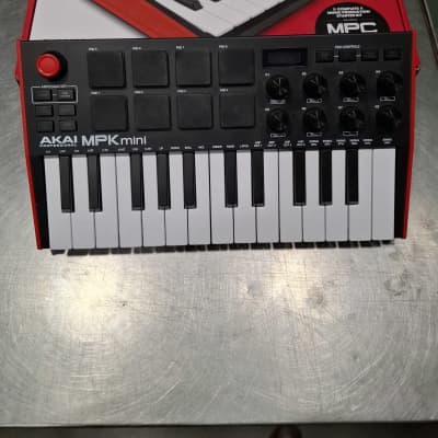 Akai MPK Mini MKIII 25-Key MIDI Controller 2020 - Present - Red with Black Keys