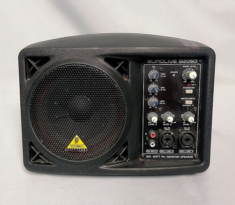 Behringer Eurolive B205D 150-Watt Active PA / Monitor Speaker 2012