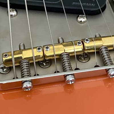 Houston Guitars HCG Tele-Style Fishman Coral 2021 image 6