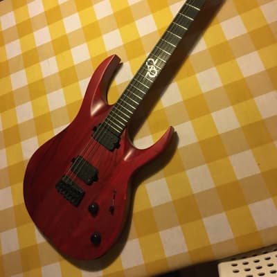 Solar Guitars A2.6 G1 TBR 2020 - Trans blood red + GOTOH locking tuners for sale