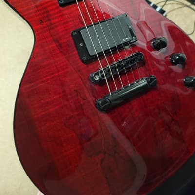 Esp Ltd Ec Spalted Maple Cherry Reverb