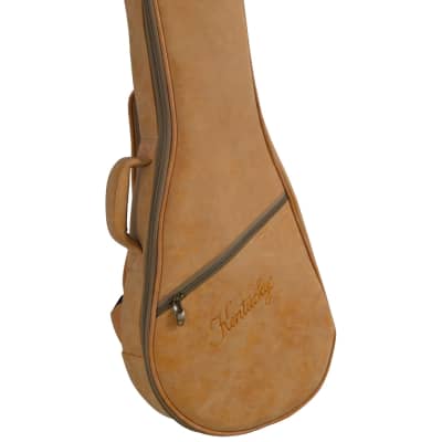 Kentucky KM-756 Deluxe F-model Mandolin – Transparent Brown– WITH Matching Kentucky Deluxe Gig Bag - KM756 image 3