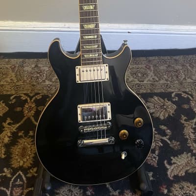 Left Handed Gibson Les Paul Double Cut Custom 2007 - Black image 1