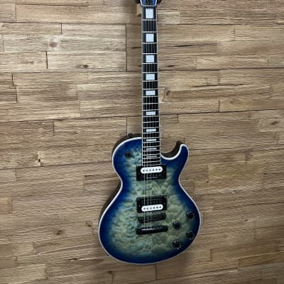 Dean Thoroughbred Select Quilt Top Electric Guitar 2020 - Ocean Burst. 8lbs 15oz. image 2