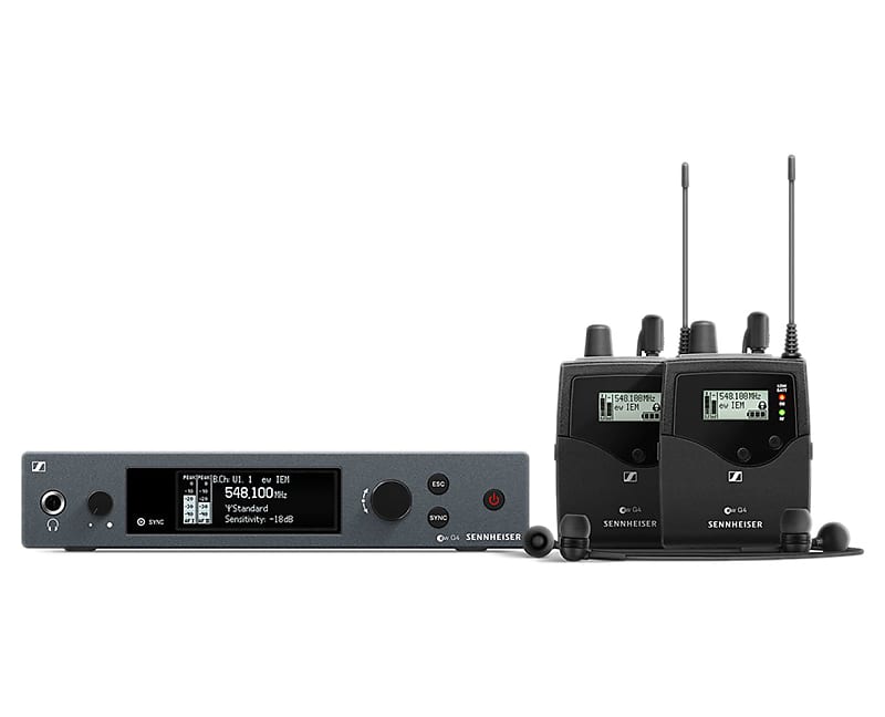 Sennheiser EW IEM G4 Twin (Band A1) Wireless In-Ear Stereo Monitoring Set image 1