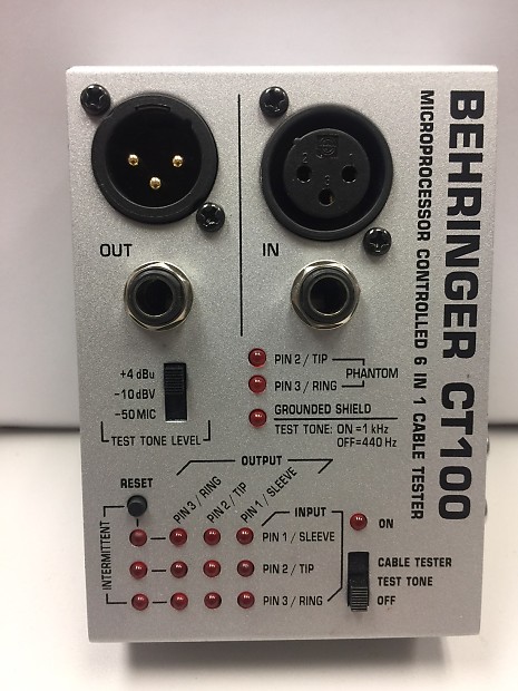 Behringer CT100 uP Ctrl 6-in-1 Cable Tester image 1