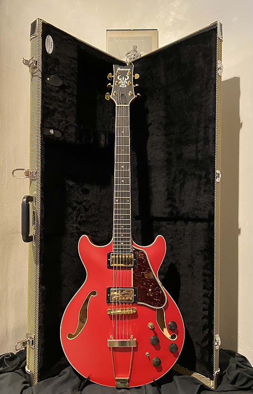 Ibanez AMH90 Cherry Red Flat