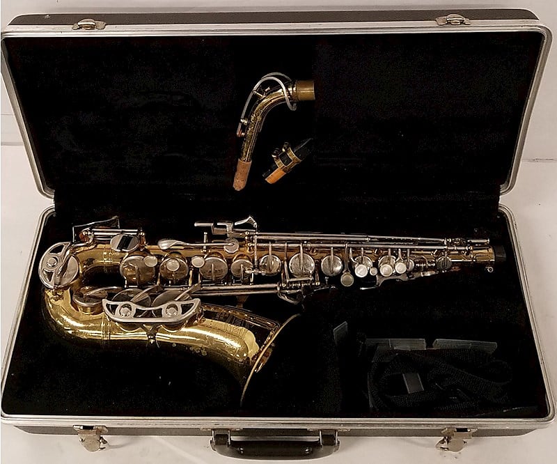 Selmer Bundy Alto Saxophone, Very Good Condition Reverb