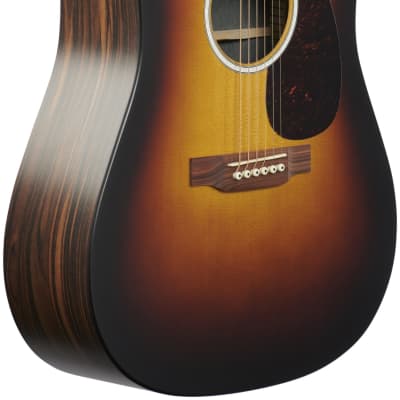 Martin D-X2E Burst Acoustic-Electric Guitar (with Gig Bag), Sunburst image 2