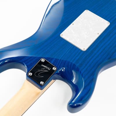 T's Guitars ST-22R Custom 5A Grade Quilt Top (Caribbean Blue) #SN/032532 [Special price] image 11